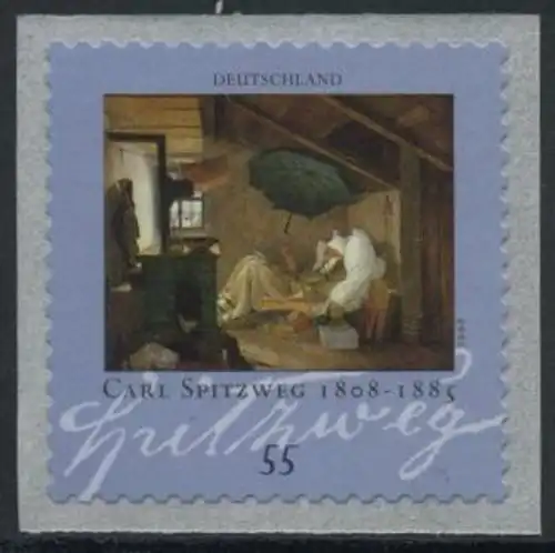 BUND 2008 Michel-Nummer 2648 postfrisch EINZELMARKE (k) -Rollenmarke/selbstklebend-