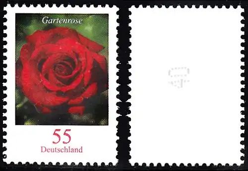 BUND 2008 Michel-Nummer 2669 postfrisch EINZELMARKE m/ rücks.Rollennummer 40 -Rollenmarke/selbstklebend-