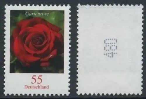 BUND 2008 Michel-Nummer 2669 postfrisch EINZELMARKE m/ rücks.Rollennummer 480 -Rollenmarke/selbstklebend-