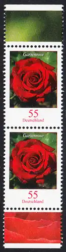 BUND 2008 Michel-Nummer 2669 postfrisch vert.PAAR RÄNDER oben/unten