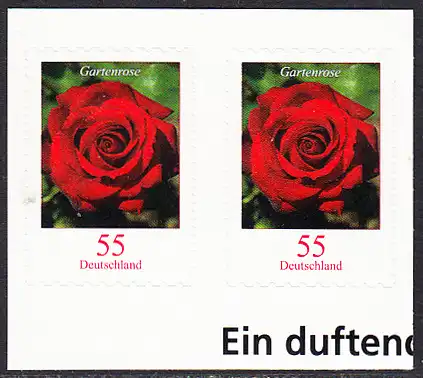 BUND 2008 Michel-Nummer 2675 postfrisch horiz.PAAR (a) -aus MH/selbstklebend-