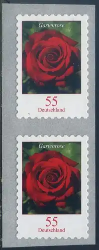 BUND 2008 Michel-Nummer 2675 postfrisch vert.PAAR (c) -Rollenmarken/selbstklebend-