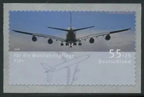 BUND 2008 Michel-Nummer 2676 postfrisch EINZELMARKE (o) -Rollenmarke/selbstklebend-