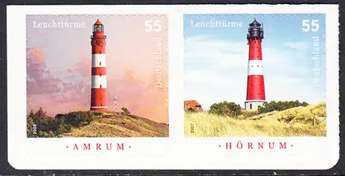 BUND 2008 Michel-Nummer 2682-2683 postfrisch horiz.PAAR (b) -aus MH/selbstklebend-