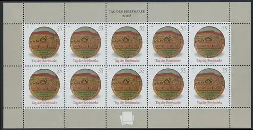 BUND 2008 Michel-Nummer 2692 postfrisch BOGEN(10)