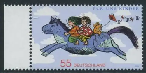 BUND 2008 Michel-Nummer 2693 postfrisch EINZELMARKE RAND links (a)