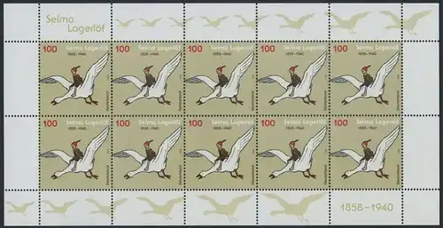 BUND 2008 Michel-Nummer 2705 postfrisch BOGEN(10)