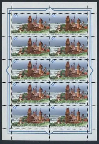 BUND 2009 Michel-Nummer 2712 postfrisch BOGEN(10)