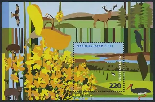 BUND 2009 Michel-Nummer 2737 postfrisch BOGEN(1) -Blockausgabe 74-