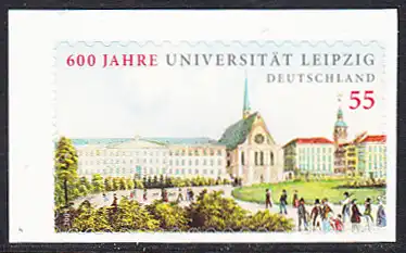 BUND 2009 Michel-Nummer 2747 postfrisch EINZELMARKE (a) -aus MH/selbstklebend-