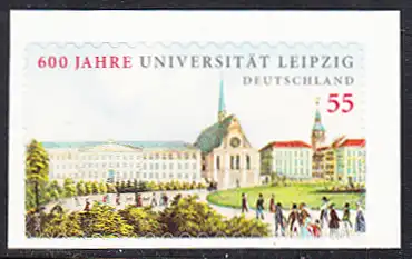 BUND 2009 Michel-Nummer 2747 postfrisch EINZELMARKE (b) -aus MH/selbstklebend-