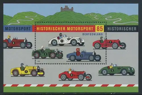 BUND 2009 Michel-Nummer 2754 postfrisch BOGEN(1) -Blockausgabe 75-