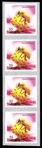 BUND 2010 Michel-Nummer 2799 postfrisch vert.STRIP(4) (b) -Rollenmarken/selbstklebend-