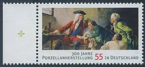 BUND 2010 Michel-Nummer 2805 postfrisch EINZELMARKE RAND links (b)