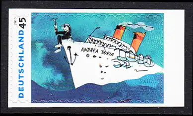 BUND 2010 Michel-Nummer 2807 postfrisch EINZELMARKE -aus MH/selbstklebend-