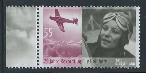 BUND 2010 Michel-Nummer 2814 postfrisch EINZELMARKE RAND links (c)