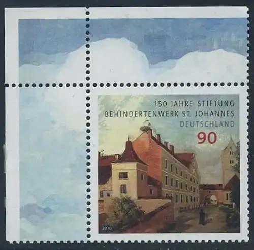 BUND 2010 Michel-Nummer 2817 postfrisch EINZELMARKE ECKRAND oben links