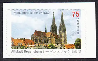 BUND 2011 Michel-Nummer 2850 postfrisch EINZELMARKE (b) -aus MH/selbstklebend-