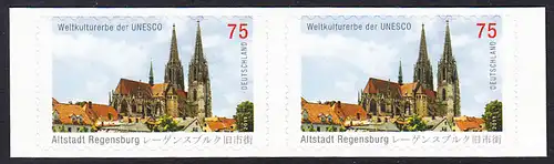 BUND 2011 Michel-Nummer 2850 postfrisch horiz.PAAR (b) -aus MH/selbstklebend-