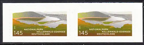 BUND 2011 Michel-Nummer 2863 postfrisch horiz.PAAR (b) -aus MH/selbstklebend-