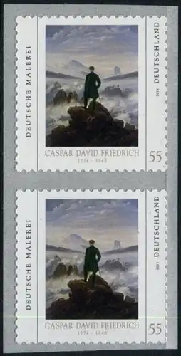 BUND 2011 Michel-Nummer 2869 postfrisch vert.PAAR -Rollenmarken/selbstklebend-