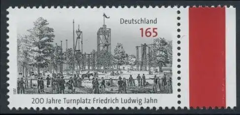 BUND 2011 Michel-Nummer 2870 postfrisch EINZELMARKE RAND rechts (a)