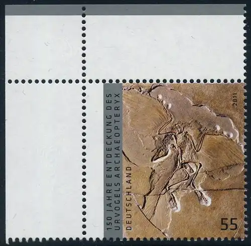 BUND 2011 Michel-Nummer 2887 postfrisch EINZELMARKE ECKRAND oben links