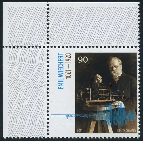 BUND 2011 Michel-Nummer 2897 postfrisch EINZELMARKE ECKRAND oben links