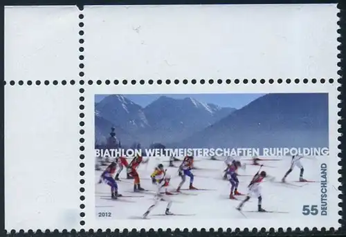 BUND 2012 Michel-Nummer 2912 postfrisch EINZELMARKE ECKRAND oben links