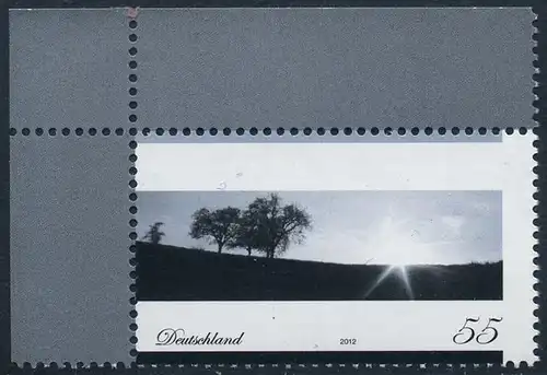 BUND 2012 Michel-Nummer 2920 postfrisch EINZELMARKE ECKRAND oben links