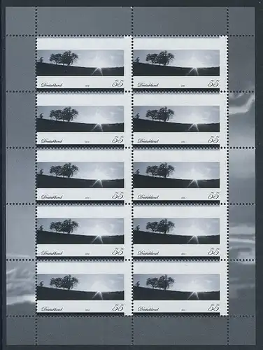 BUND 2012 Michel-Nummer 2920 postfrisch BOGEN(10)