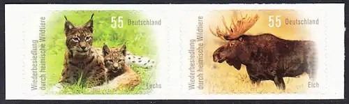 BUND 2012 Michel-Nummer 2922 postfrisch horiz.PAAR (a) -aus MH/selbstklebend-