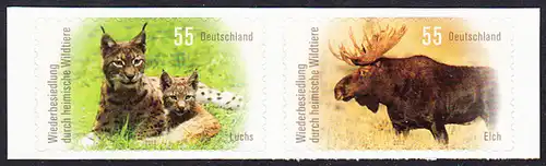 BUND 2012 Michel-Nummer 2922 postfrisch horiz.PAAR (b) -aus MH/selbstklebend-