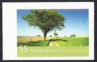 BUND 2012 Michel-Nummer 2923 postfrisch EINZELMARKE (a) -aus MH/selbstklebend-
