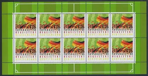 BUND 2012 Michel-Nummer 2930 postfrisch BOGEN(10)