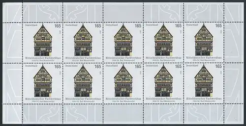 BUND 2012 Michel-Nummer 2931 postfrisch BOGEN(10)