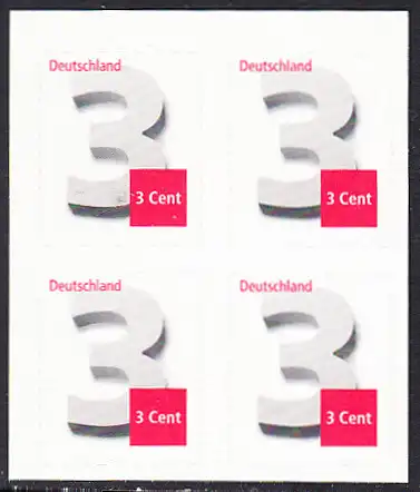 BUND 2012 Michel-Nummer 2967 postfrisch BLOCK (b) -aus MH/selbstklebend-