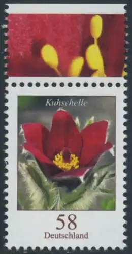 BUND 2012 Michel-Nummer 2968 postfrisch EINZELMARKE RAND oben (a)