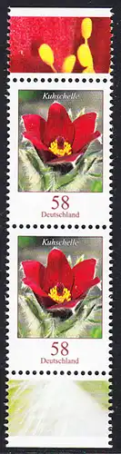 BUND 2012 Michel-Nummer 2968 postfrisch vert.PAAR RÄNDER oben/unten (a)