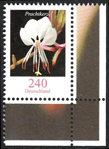 BUND 2012 Michel-Nummer 2969 postfrisch EINZELMARKE ECKRAND unten rechts