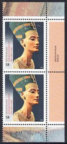 BUND 2013 Michel-Nummer 2975 postfrisch vert.PAAR ECKRÄNDER oben rechts/unten rechts