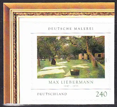 BUND 2013 Michel-Nummer 2979 postfrisch EINZELMARKE ECKRAND oben links (d) -aus MH/selbstklebend-