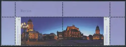 BUND 2013 Michel-Nummer 2984 postfrisch horiz.PAAR ECKRÄNDER oben rechts/oben links