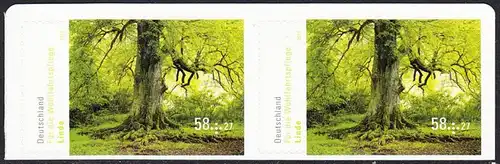 BUND 2013 Michel-Nummer 2986 postfrisch horiz.PAAR (a) -aus MH/selbstklebend-