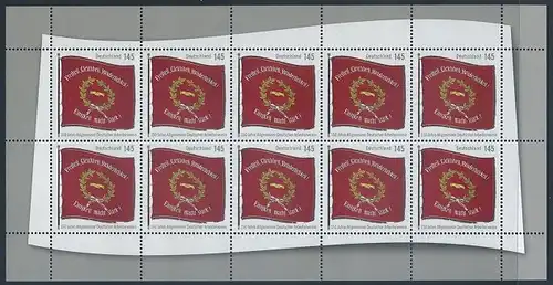 BUND 2013 Michel-Nummer 2997 postfrisch BOGEN(10)