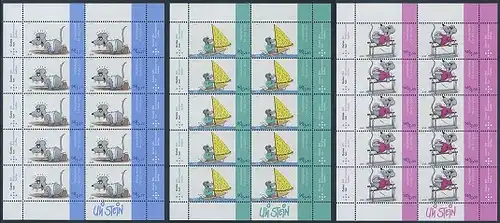 BUND 2013 Michel-Nummer 3004-3006 postfrisch SATZ(3) BÖGEN(je 10)