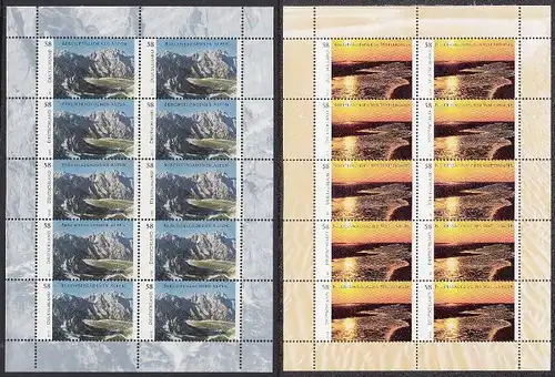 BUND 2013 Michel-Nummer 3017-3018 postfrisch SATZ(2) BÖGEN(10)