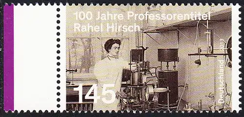 BUND 2013 Michel-Nummer 3038 postfrisch EINZELMARKE RAND links