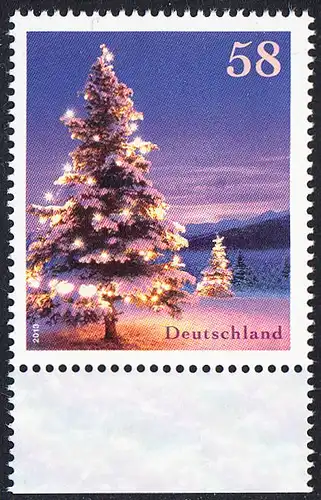 BUND 2013 Michel-Nummer 3039 postfrisch EINZELMARKE RAND unten (a)