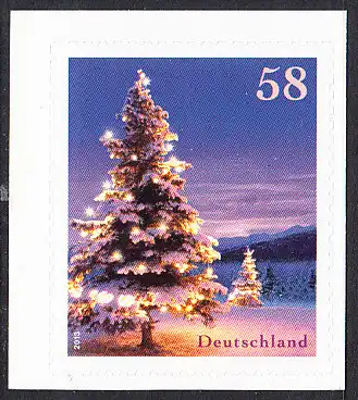 BUND 2013 Michel-Nummer 3041 postfrisch EINZELMARKE ECKRAND oben links (d) -aus MH/selbstklebend-